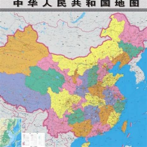 大陸沿海地圖|中華人民共和國地圖(為明確中華人民共和國版圖而繪製的地圖):版。